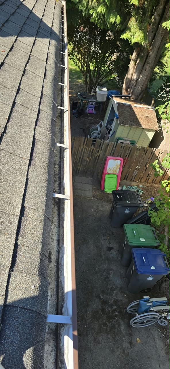 After gutter service