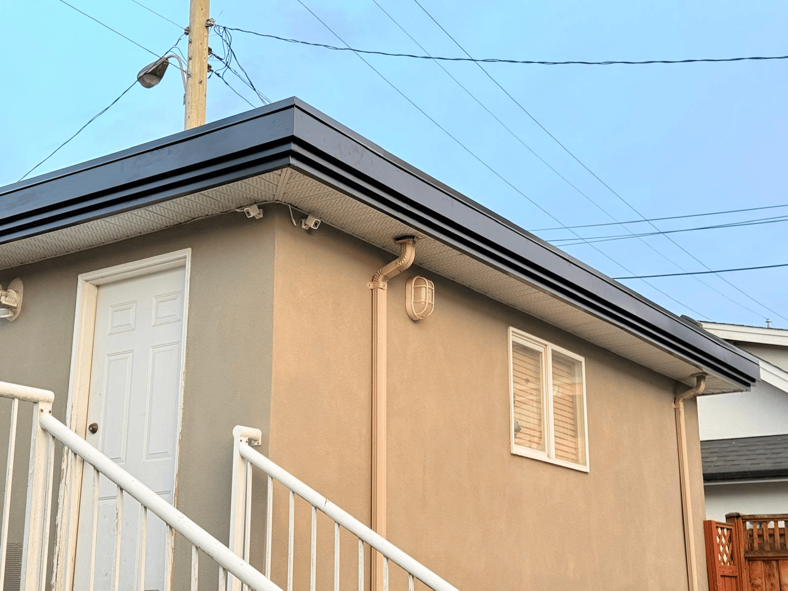 After gutter service
